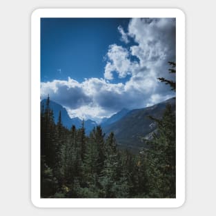 How Far Can Eye See Jasper National Park Rockies V2 Sticker